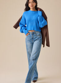 Haille Cropped Sweater - TULLABEE