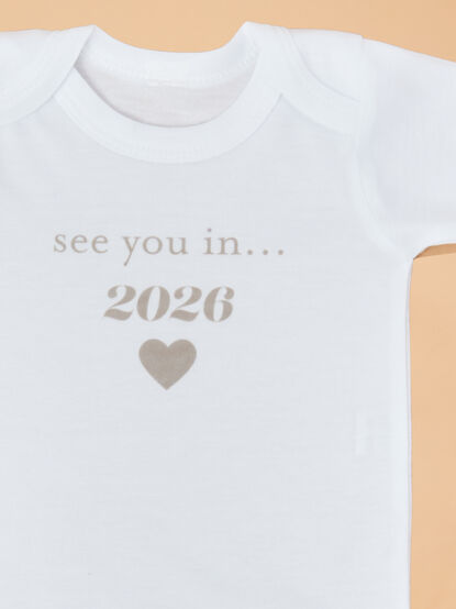 See You in 2026 Bodysuit - TULLABEE