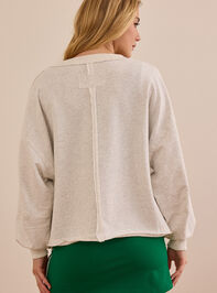 Reform and Ease V-Neck Pullover Detail 4 - TULLABEE