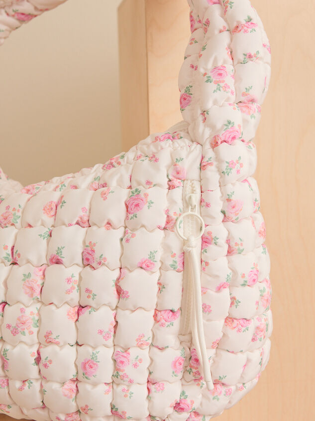 Proficient Floral Quilted Puffer Shoulder Bag Detail 3 - TULLABEE