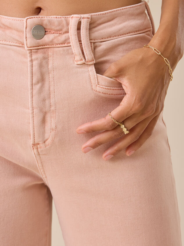 Marie Crop Straight Jean Detail 2 - TULLABEE