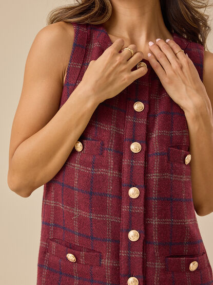 Tobias Plaid Mini Dress - TULLABEE