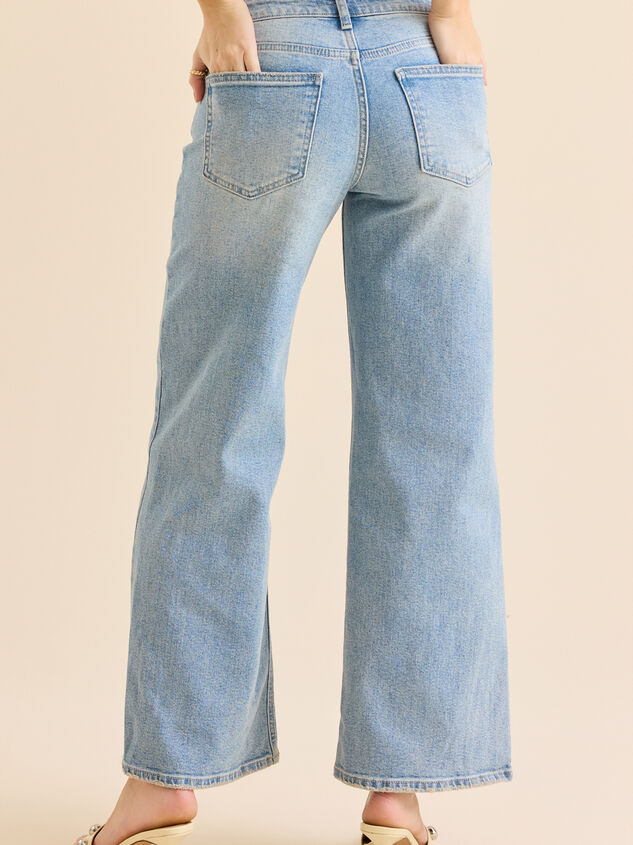 Logan Straight Leg Jean Detail 5 - TULLABEE