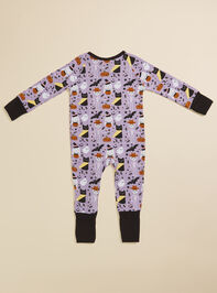 Spooky Cutie Purple Sleeper Detail 3 - TULLABEE