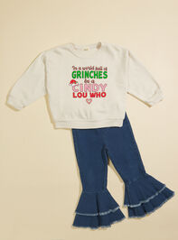 Cindy Lou Who Sweatshirt Detail 3 - TULLABEE