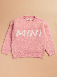 Mini Graphic Toddler Sweater - TULLABEE