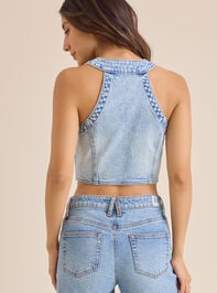 Piper Racerback Vest Detail 5 - TULLABEE