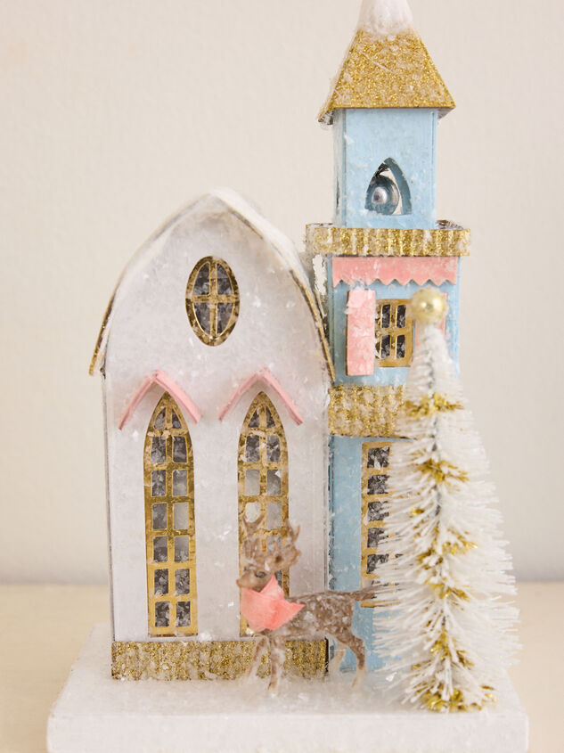 Little White Church Christmas Village - TULLABEE
