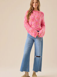Poppy Bright Pullover Sweater Detail 3 - TULLABEE