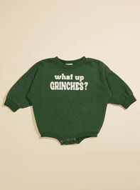 What Up Grinches Romper Detail 2 - TULLABEE