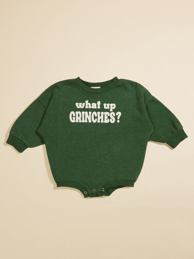 What Up Grinches Romper Detail 2 - TULLABEE