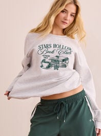 Stars Hollow Book Club Embroidered Pullover - TULLABEE