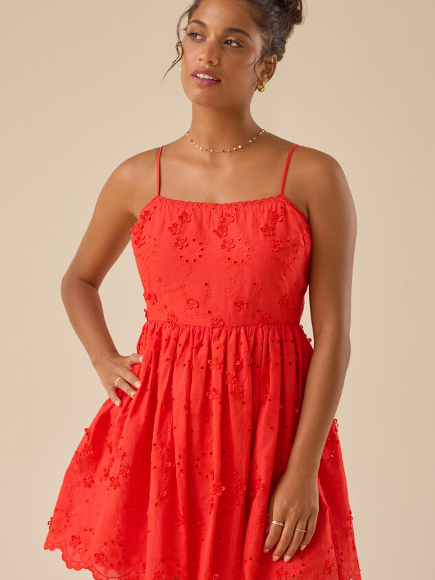 Jezebel Eyelet Mini Dress - TULLABEE