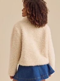 Tabby Flock Jacket Detail 6 - TULLABEE