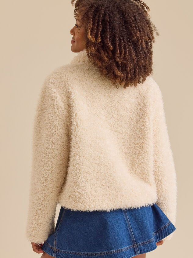 Tabby Flock Jacket Detail 6 - TULLABEE