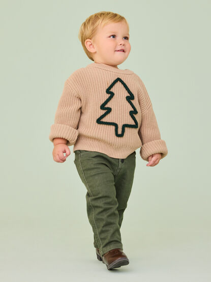 Evergreen Knit Sweater - TULLABEE