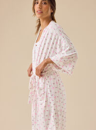 Momma Dainty Floral Robe Detail 5 - TULLABEE