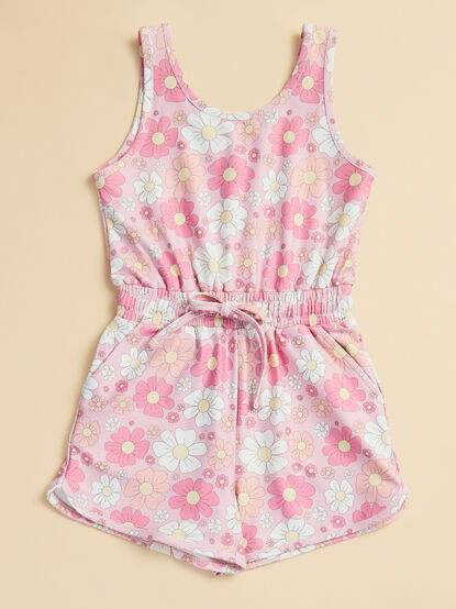 Flower Power Athletic Romper - TULLABEE