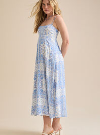 Fabi Floral Maxi Dress Detail 4 - TULLABEE
