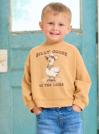 Silly Goose on the Loose Graphic Sweatshirt - TULLABEE