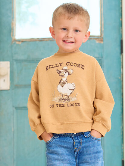 Silly Goose on the Loose Graphic Sweatshirt - TULLABEE
