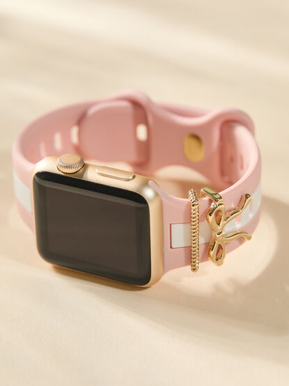 Striped Charming Bow Watch Band - TULLABEE