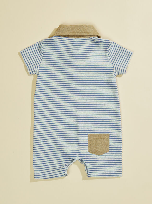Parker Polo Romper by Me + Henry Detail 2 - TULLABEE