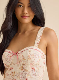 Pria Floral Maxi Dress Detail 2 - TULLABEE