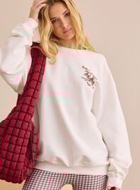 Philippians 4:13 Mountain Pullover Detail 3 - TULLABEE