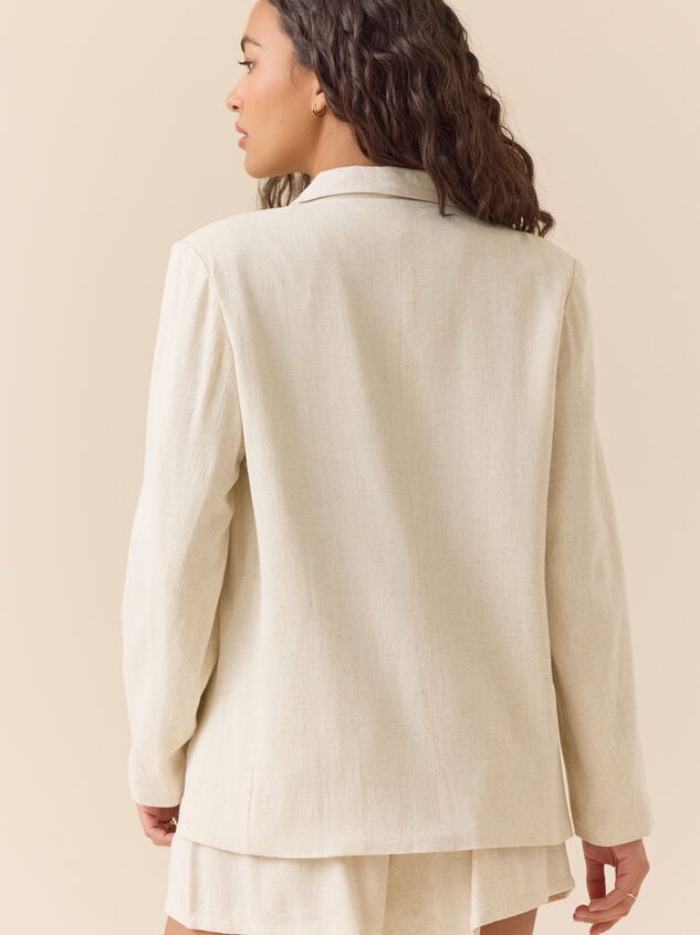 Laila Double Pocket Blazer Detail 4 - TULLABEE