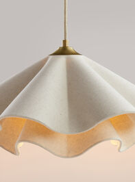 Clara Linen Pendant 18" Detail 3 - TULLABEE