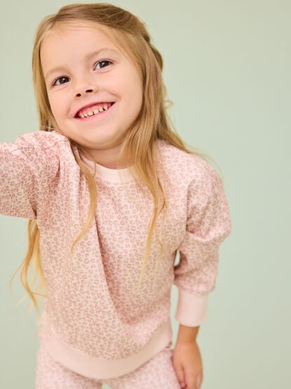 Lilah Leopard Sweatshirt - TULLABEE