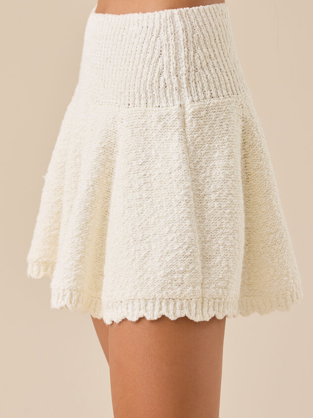 Rylee Sweater Mini Skirt Detail 5 - TULLABEE