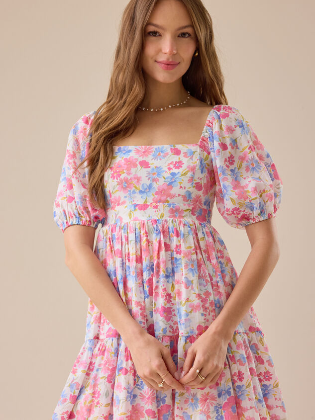 Reilly Floral Mini Dress - TULLABEE