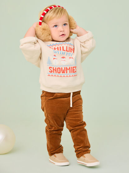 Chillin' With my Snowmies Sweatshirt - TULLABEE