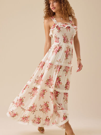 Aspen Floral Maxi Dress - TULLABEE