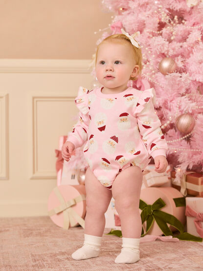 Holly Jolly Ruffle Bubble by Mudpie - TULLABEE