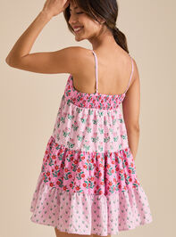 Nevaeh Floral Mini Dress Detail 4 - TULLABEE