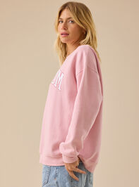 Girl Mom Graphic Sweatshirt Detail 3 - TULLABEE