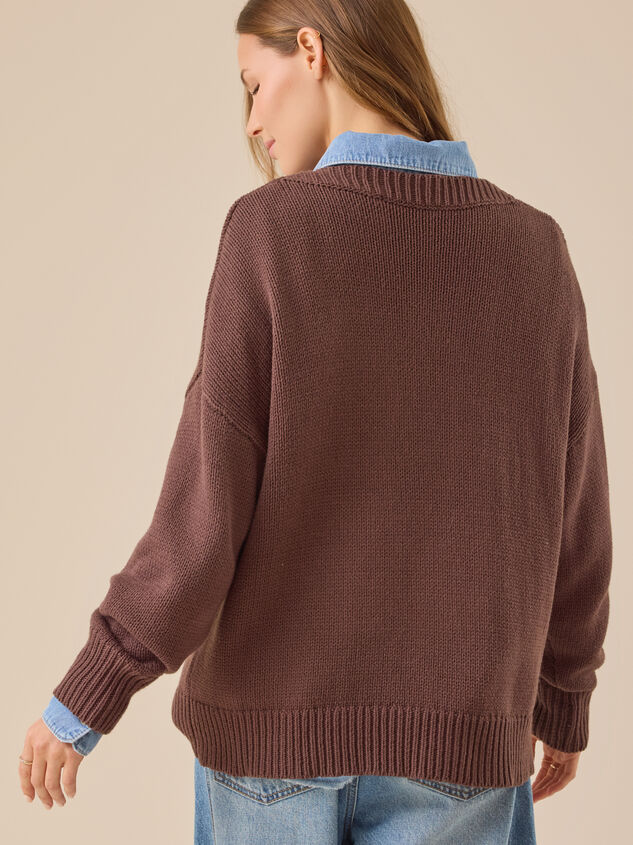 Dakota Horse Sweater Detail 5 - TULLABEE