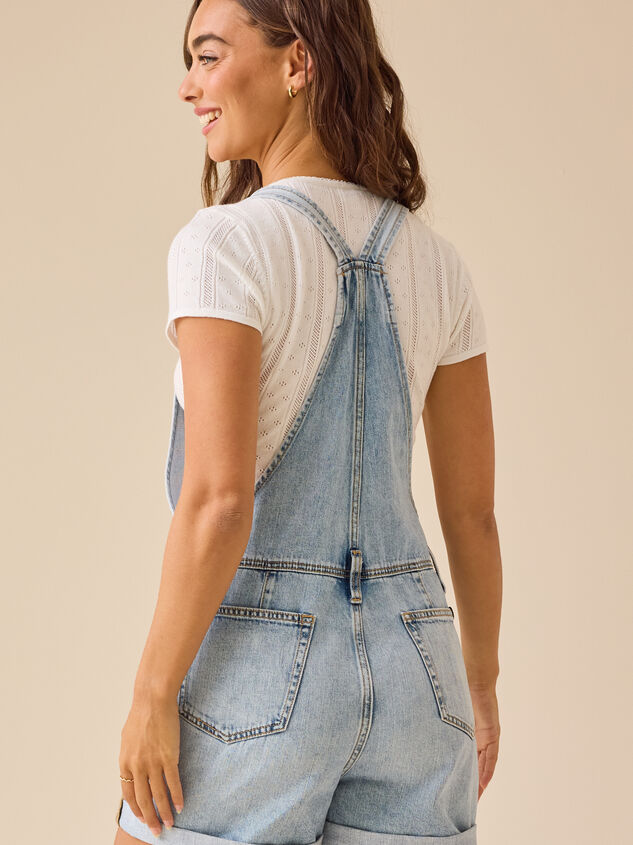Dakota Sleeveless Shortalls Detail 5 - TULLABEE