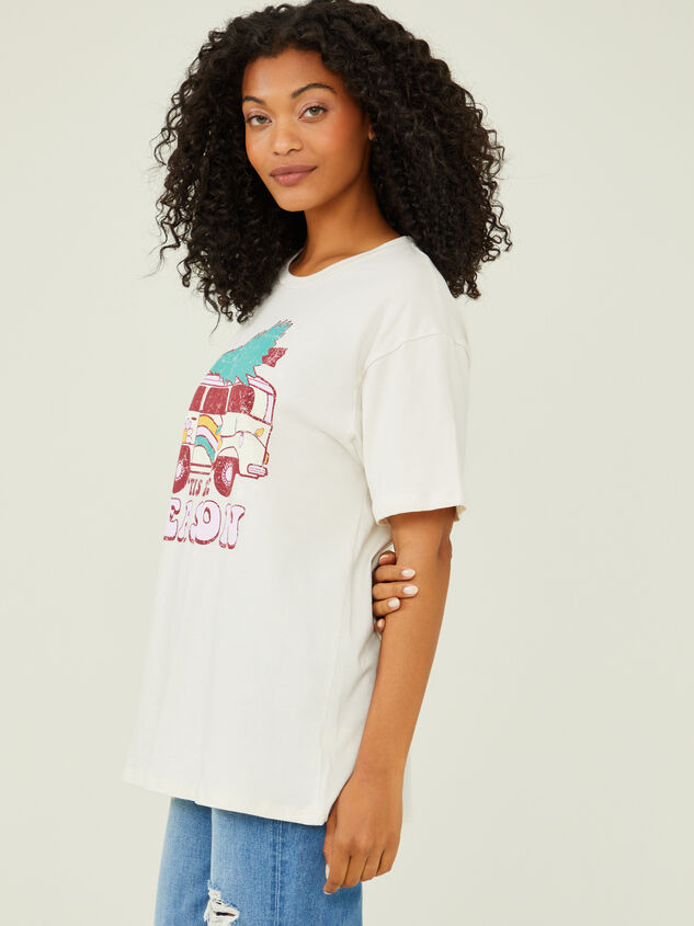 'Tis The Season Mama Tee Detail 3 - TULLABEE