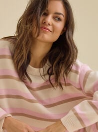 Adelina Stripe Pants Detail 3 - TULLABEE