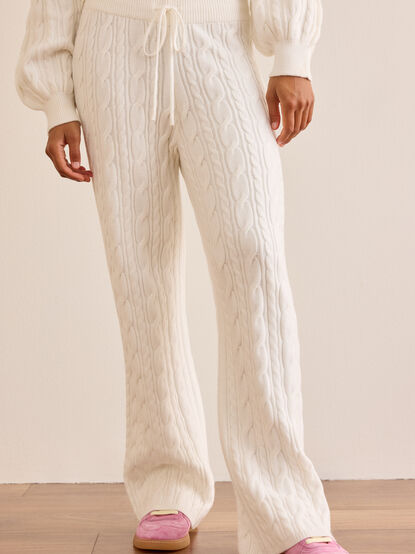 Dreamline Cable Knit Pant - TULLABEE