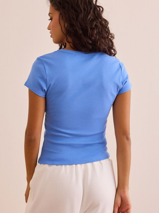 Make Heaven Crowded Baby Tee Detail 4 - TULLABEE