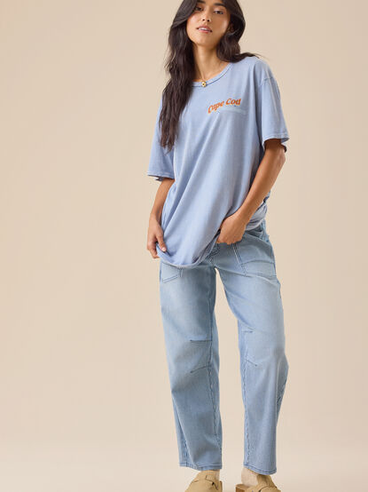 Cape Cod Massachusetts Oversized Tee - TULLABEE