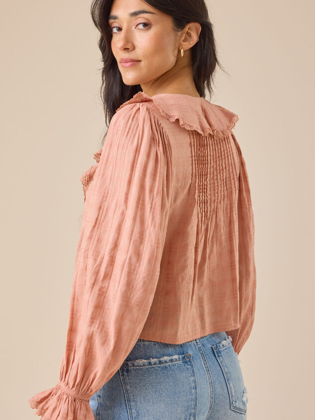 Emily Ruffle Top Detail 5 - TULLABEE