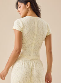 Ivy Ditsy Floral Top Detail 5 - TULLABEE