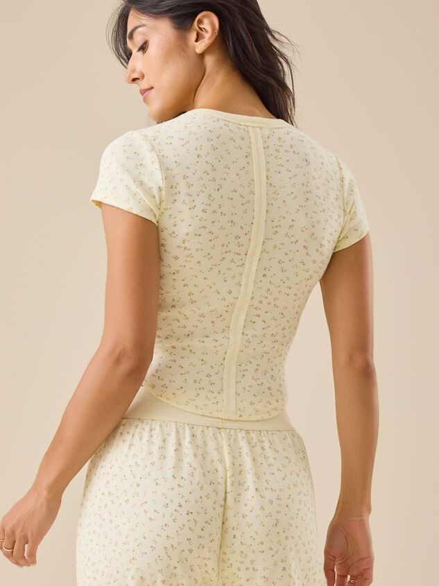 Ivy Ditsy Floral Top Detail 5 - TULLABEE