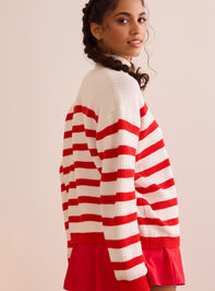 Studio Stride Mockneck Sweater Detail 4 - TULLABEE